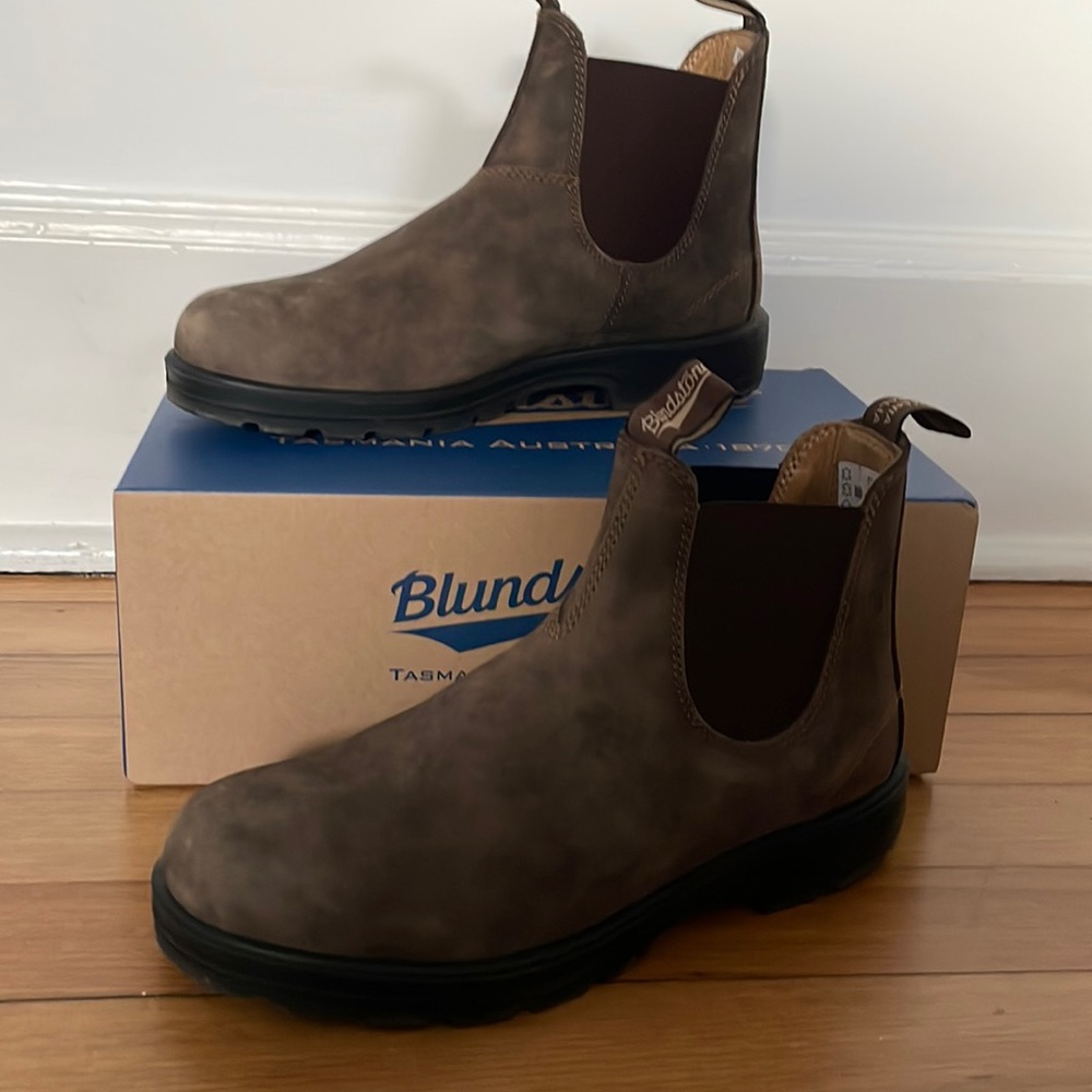 Blundstone 585 Chelsea Boots Rustic Brown